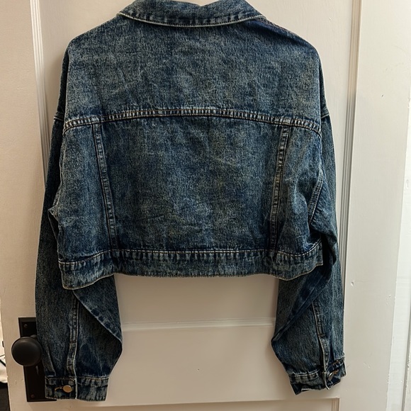 Lulus Crop Denim Jacket - Picture 5 of 9